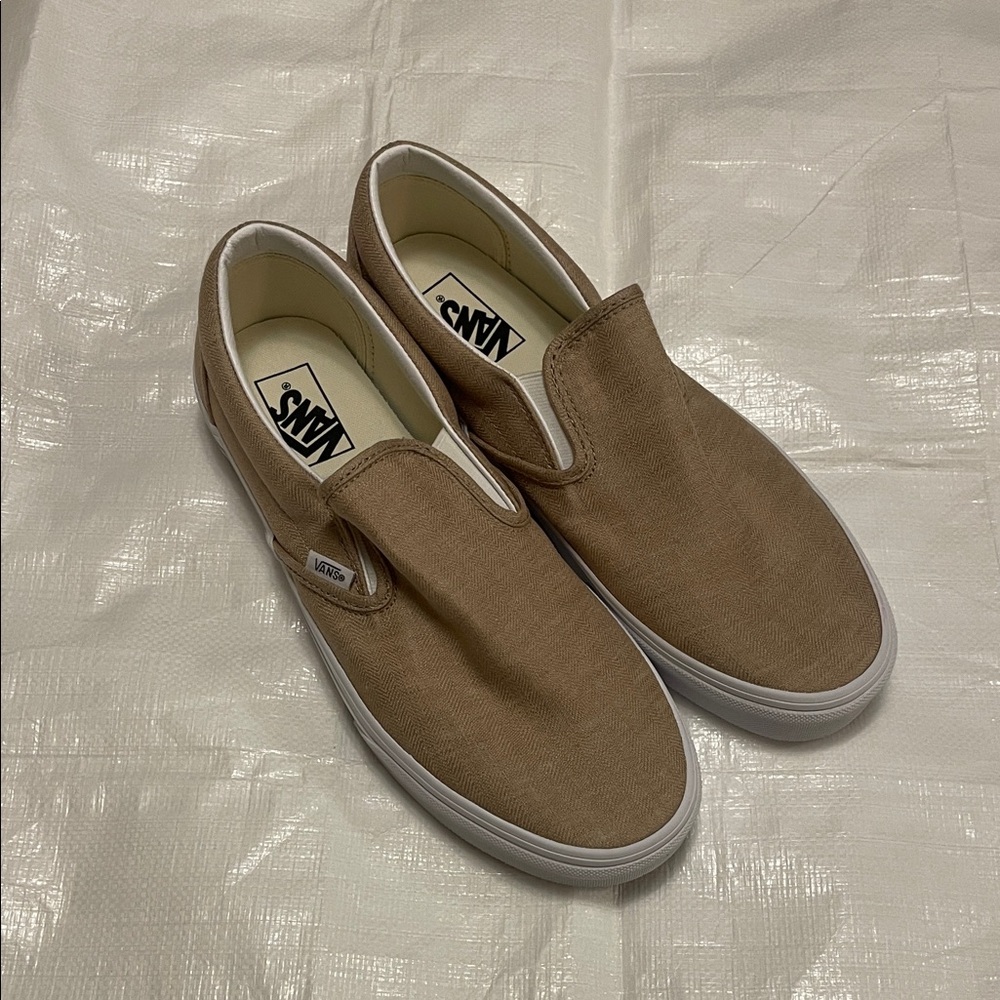 Vans Men's Brown Slip-On Loafers